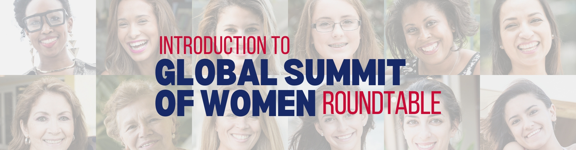 thumbnails Introduction to Global Summit of Women Roundtable