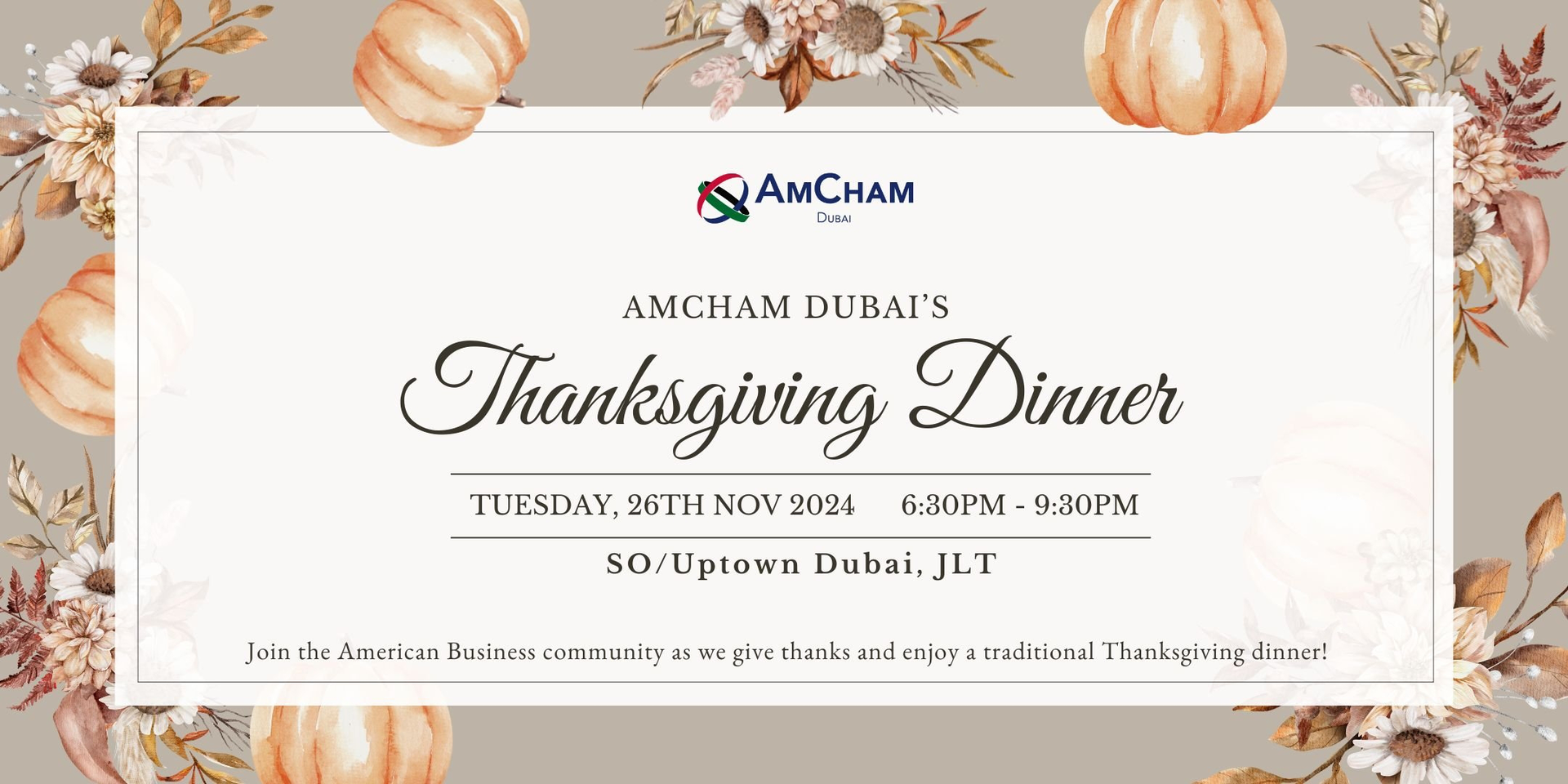 thumbnails AmCham Dubai's Thanksgiving Dinner